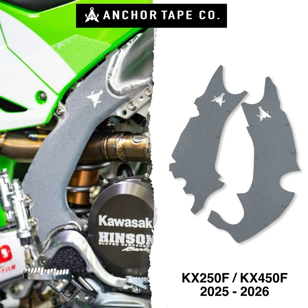 สติกเกอร์เฟรม Anchor Tape สำหรับ KX250F / KX450F ปี 2025-2026