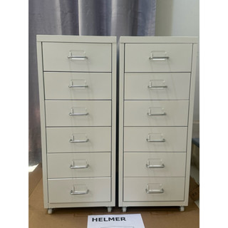 HELMER เฮล์มเมอร์ ตู้ลิ้นชักมีล้อเลื่อน ตู้เหล็กเก็บของ