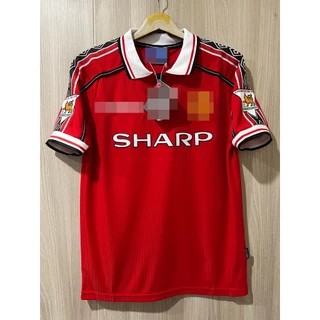 Retro เสื้อบอลย้อนยุค llมuยู Home เหย้า 1999/2000 คอซิป พร้อมอามและเบอชื่อกำมะหยี่ตรงปี