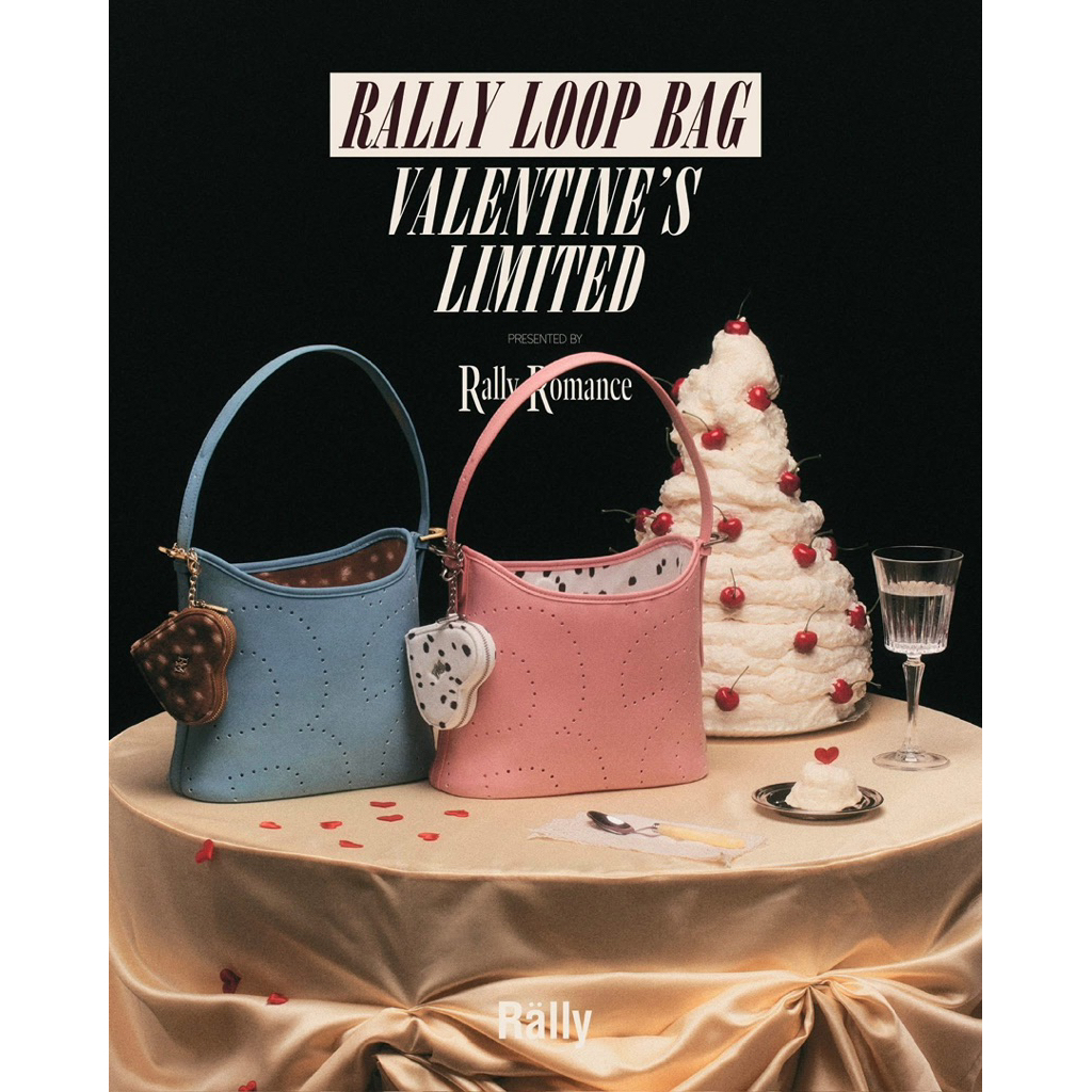 ใช้โค้ดลดได้‼️พร้อมส่ง ‼️ 🩷🩵Rally Loop Bag (Valentine's Limited)🔥ของแท้100%