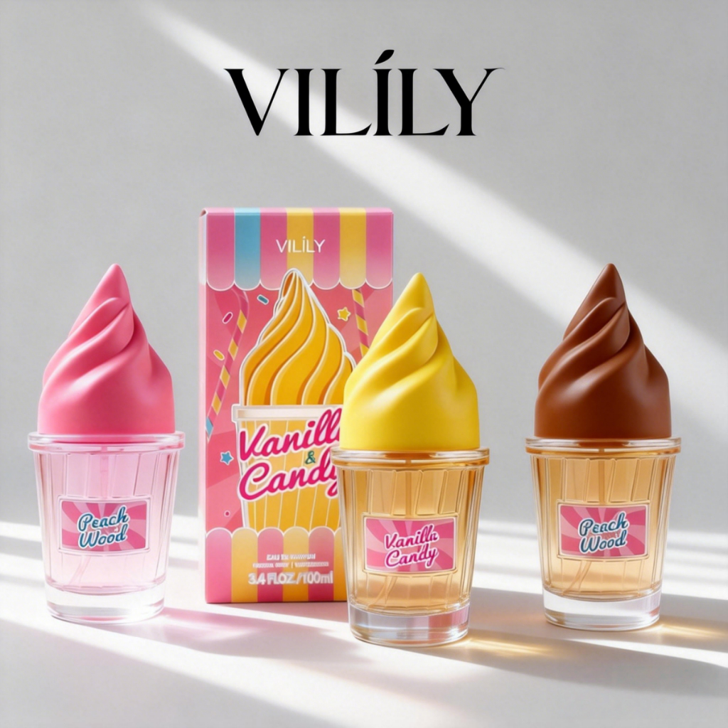 (โปรโมชั่นจำกัดเวลา)VILILY Ice Cream Perfume – Eau de Parfum น้ำหอมไอศกรีม หอมหวาน ละมุน ไม่เลี่ยน