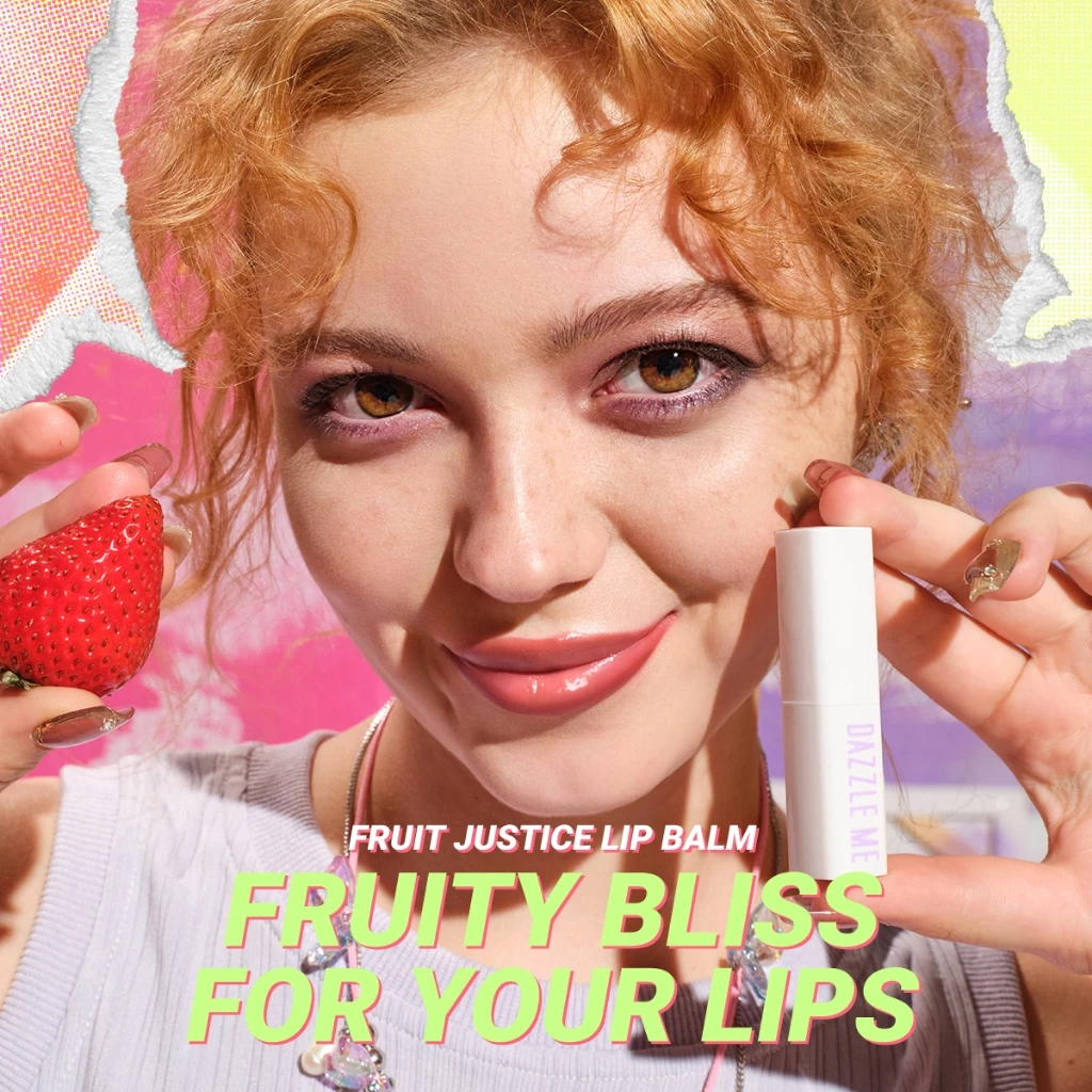DAZZLE ME Fruit Justice Lip Balm ลิปบาล์ม บํารุงริมฝีปากให้ชุ่มชื้น ลดความหมองคล้ำ เปลี่ยนสีตามค่าPH thumbnail 4