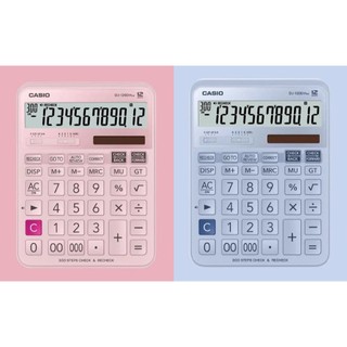 DJ-120D Plus สีสัน เครื่องคิดเลข Casio 12 หลัก ของแท้ ของใหม่ ประกันศูนย์