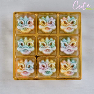 พิมพ์วุ้น-ขนมชั้นลายใหม่ๆ เนื้อมันลื่น แบบโหล12ชิ้น