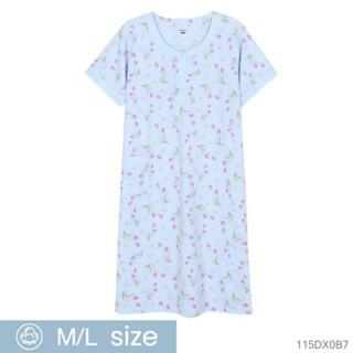 ชุดนอนผู้ใหญ่ (Josilins) XL กระโปรงแขนสั้น ผ้ายืด ลายการ์ตูน…