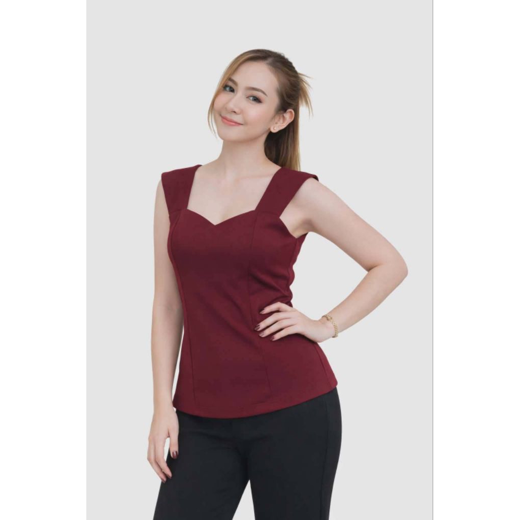 (พร้อมส่ง) เสื้อสายเดี่ยวรุ่น หัวใจ H