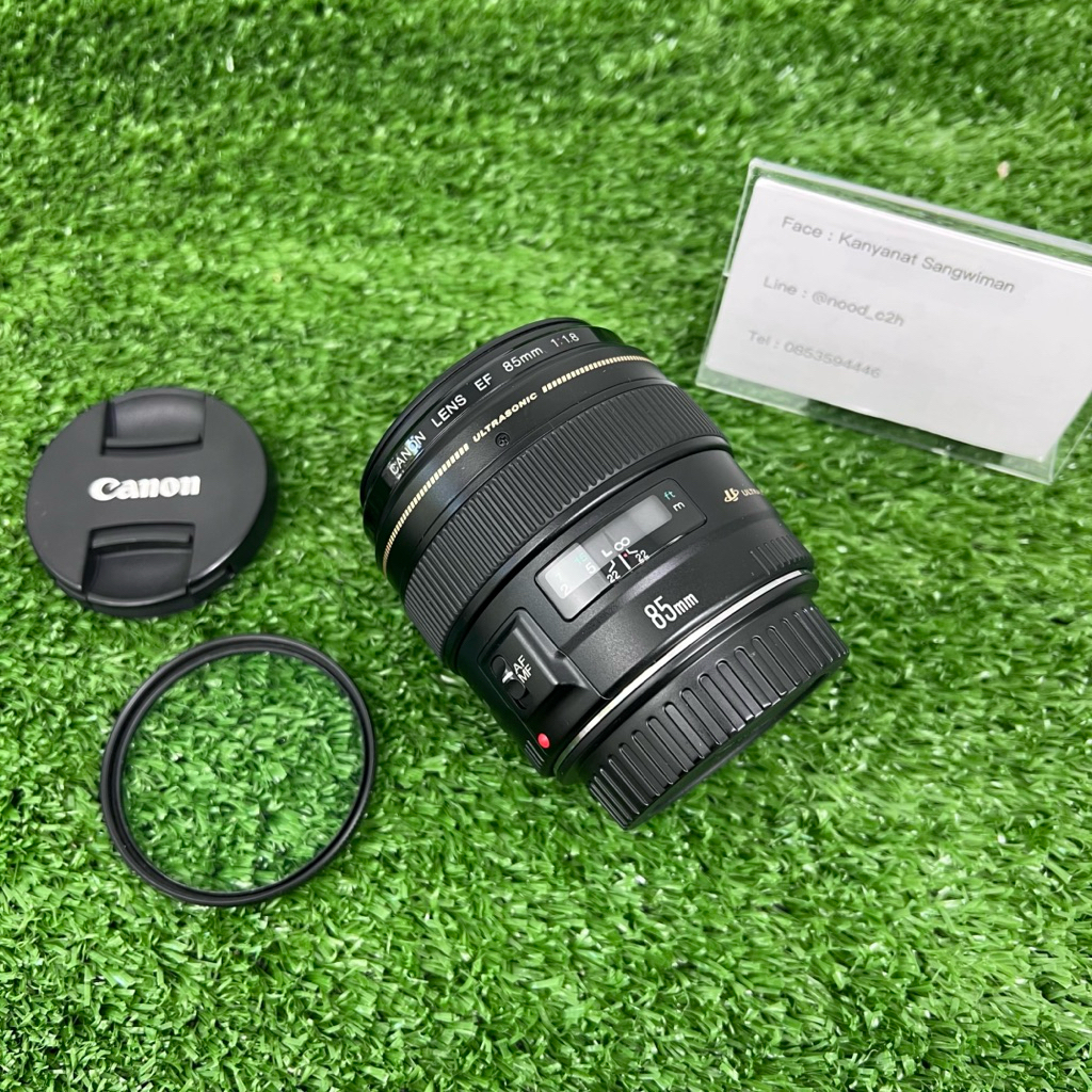 เลนส์ Canon EF 85mm F1.8 หมดประกัน สภาพสวย