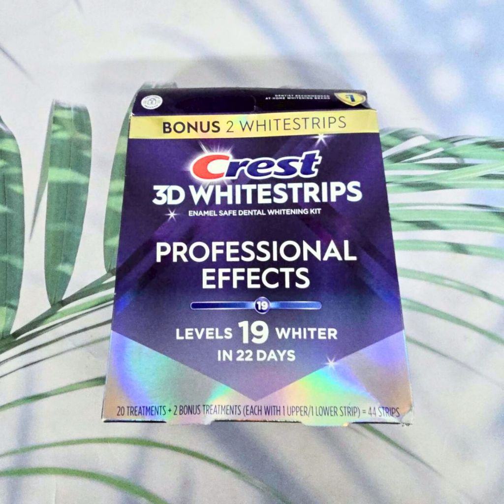 (Crest®) 3D Whitestrips Professional Effects Whitening 44 Strips แผ่นฟอกฟันขาว