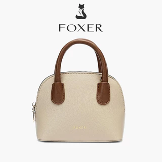 FOXER กระเป๋าสะพายสุภาพสตรี กระเป๋าแฟชั่นทรงเปลือกหอยใบเล็กน่ารัก หนัง PU นุ่ม