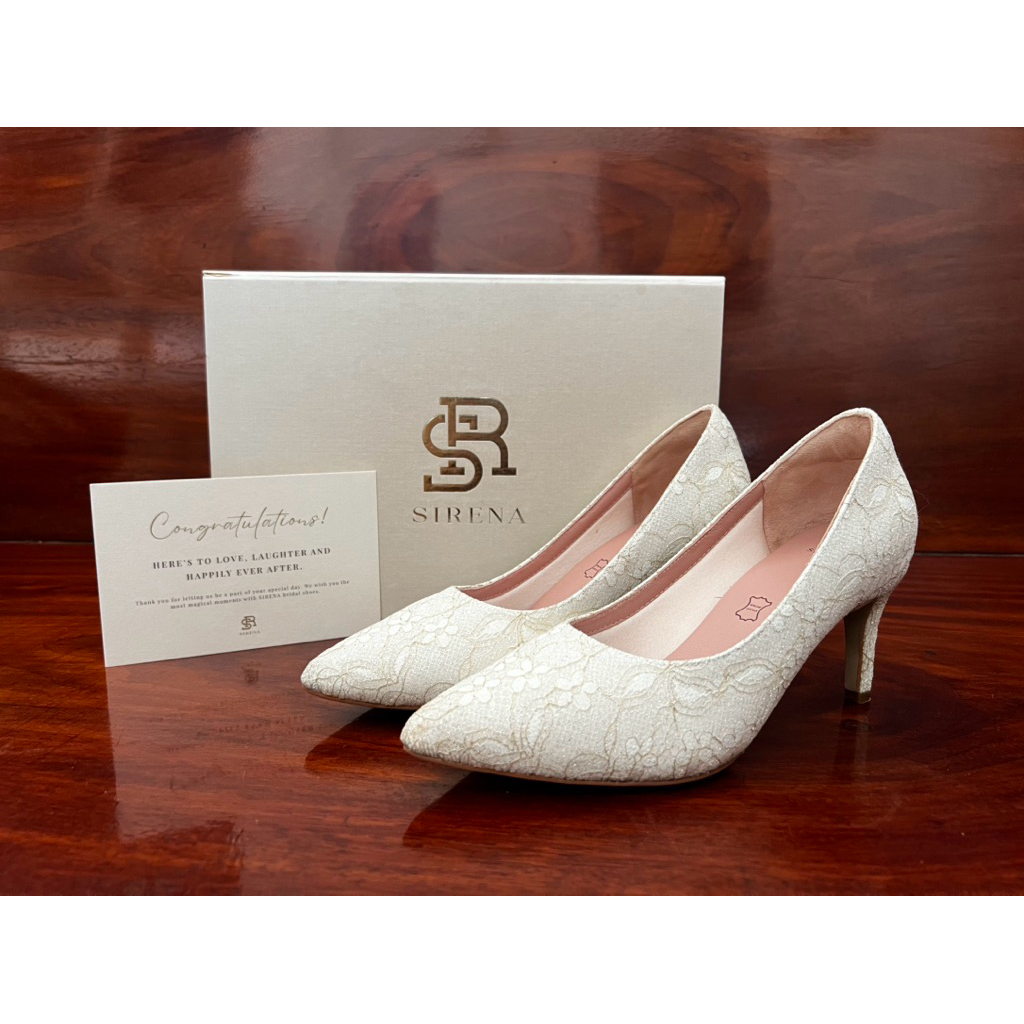 Sirena size 38 รองเท้าออกงาน รองเท้าเจ้าสาว