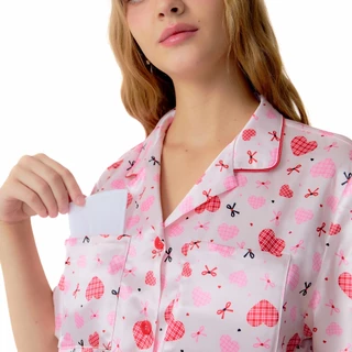 Wacoal Sweetheart Collection ชุดนอนกันโป๊ แขนสั้น ขายาว รุ่น WN7V30