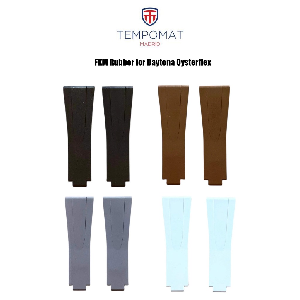 สายนาฬิกาแบบยางรุ่น Tempomat FKM Rubber for Daytona Oysterflex