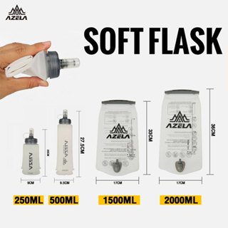 ถุงน้ำวิ่งเทรล AZELA (สีขาว) ขนาด 250 มล.500 มล.1.5 ลิตร 2 ล…