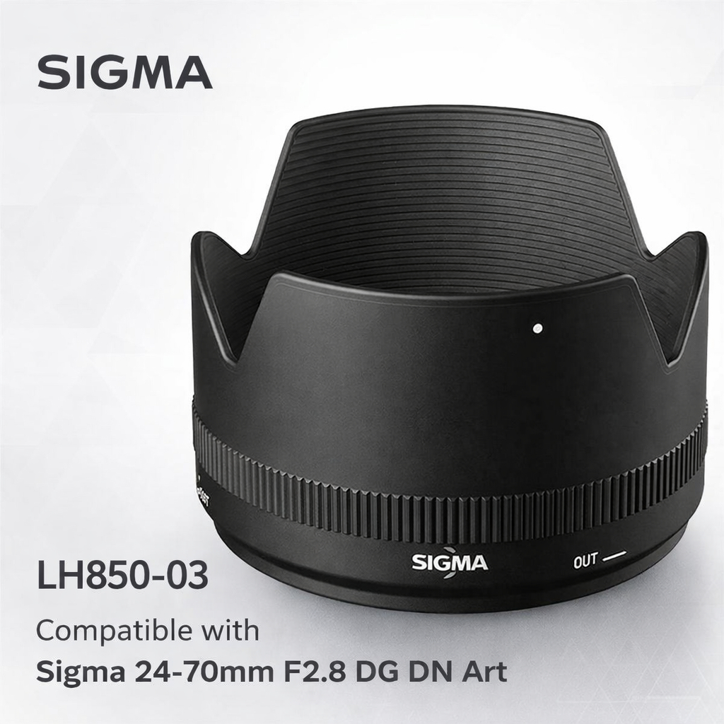 SIGMA เลนส์ฮูดกล้องรุ่น LH850-03 | Lens Hood สำหรับเลนส์ SIGMA ป้องกันแสงแฟลร์
