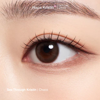 HapaKristin คอนแทคเลนส์ รายเดือน รุ่น See Though Kristin สี Choco (2pcs/box) มีค่าสายตา Contact Lens