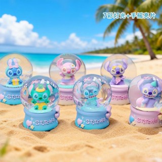 กล่องสุ่มสโนว์บอลสติช ลูกแก้วSTITCH สติช (มีไฟ) ลุ้นซีเครท ข…