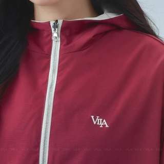 VILA | Twist Hoodie VL122 เสื้อแจ็คเก็ต ฮู้ด ใส่ได้ทั้ง 2 ด้าน