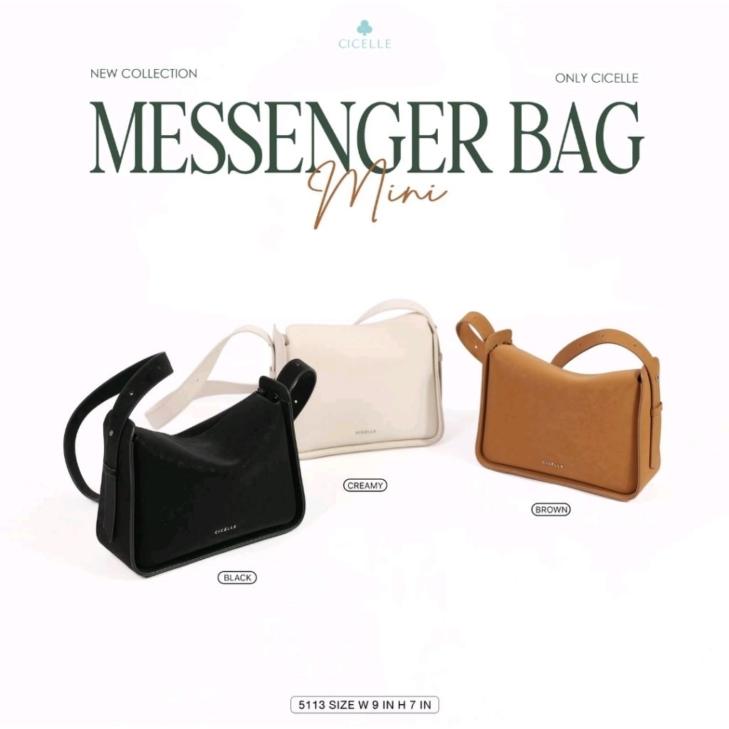 Messenger Bag👜CICELLEแบรนด์ CICELLE (ซี-เซล)