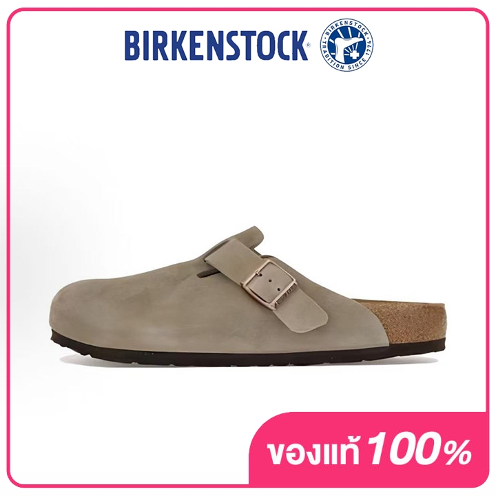 รองเท้าของแท้ใหม่เอี่ยม  Birkenstock Arizona Arizona รองเท้าแตะกลางแจ้งสวมได้ทั้งชายและหญิง