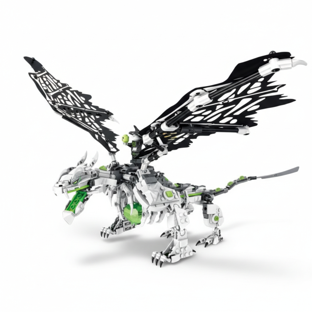 ชุดตัวต่อ นินจามังกร 767 ชิ้น โมเดลประกอบ DIY ของเล่นเสริมทักษะ ตั้งโชว์ได้ ร้านไทย