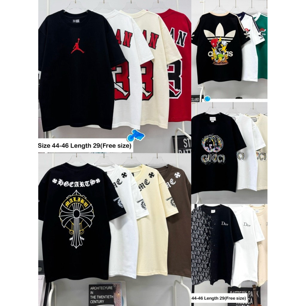 เสื้อยืด Oversize ผ้านุ่ม ใส่สบายรวมรุ่นงานฮิต