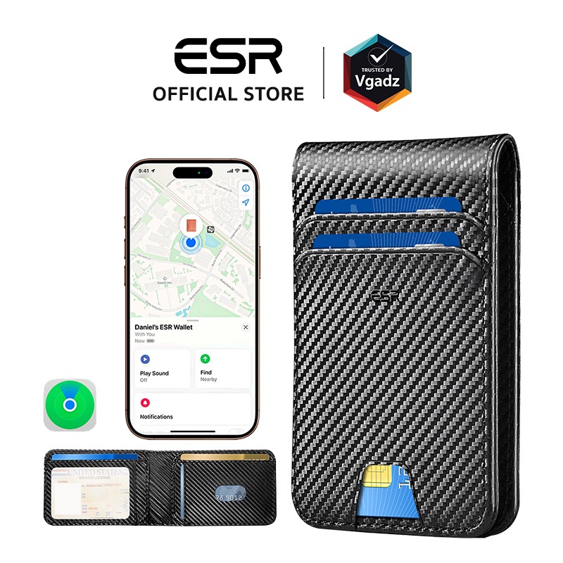 ESR กระเป๋าใส่บัตร รุ่น Classic Geo Card Holder (Find My)