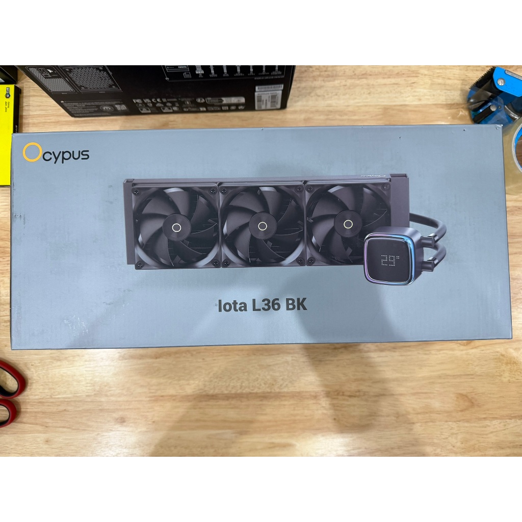 OCYPUS IOTA L36 - BLACK (LGA1851/1700/AM5/AM4) น้ำปิด 3ตอน มือสอง อายุ 1เดือน ประกันศูนย์ไทย ครบกล่อ