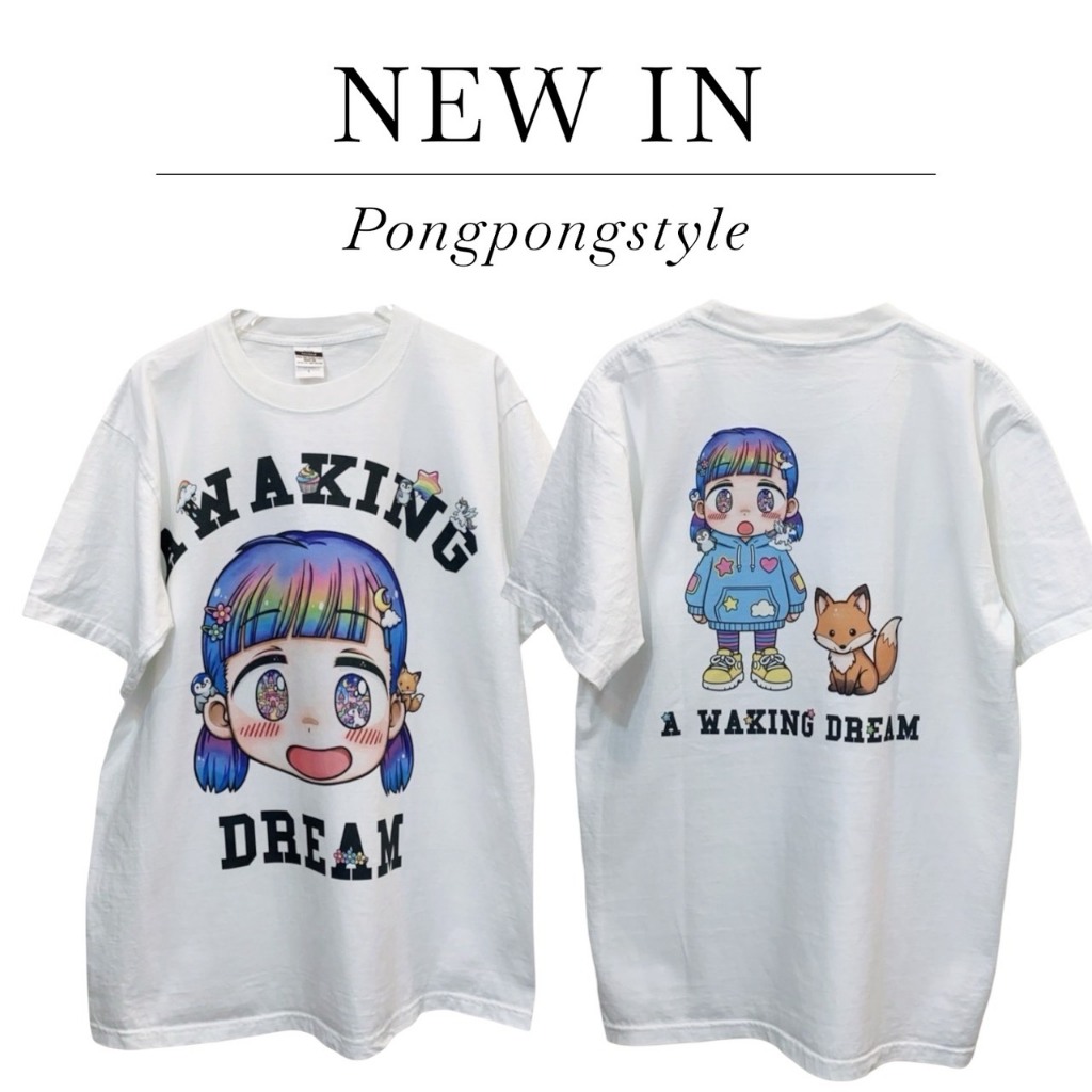 เสื้อยืดทรงโอเวอร์ไซส์ Unisex งานผ้าCotton100 ไม่มีตะเข็บข้าง สกรีน DTG หน้าหลัง  รีดทับได้