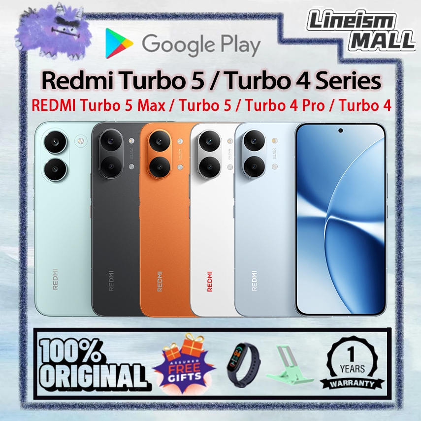 REDMI Turbo 5 Max Dimensity 9500s REDMI Turbo 5 Dimensity 8500 Ultra Redmi Turbo 4 Pro Snapdragon 8s Gen 4 Redmi Phone