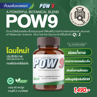 Pow9​ อาหารเสริมเอ็มไซม์ ฟื้นฟูสุขภาพ​ สำหรับผู้ป่วย โรคมะเร…
