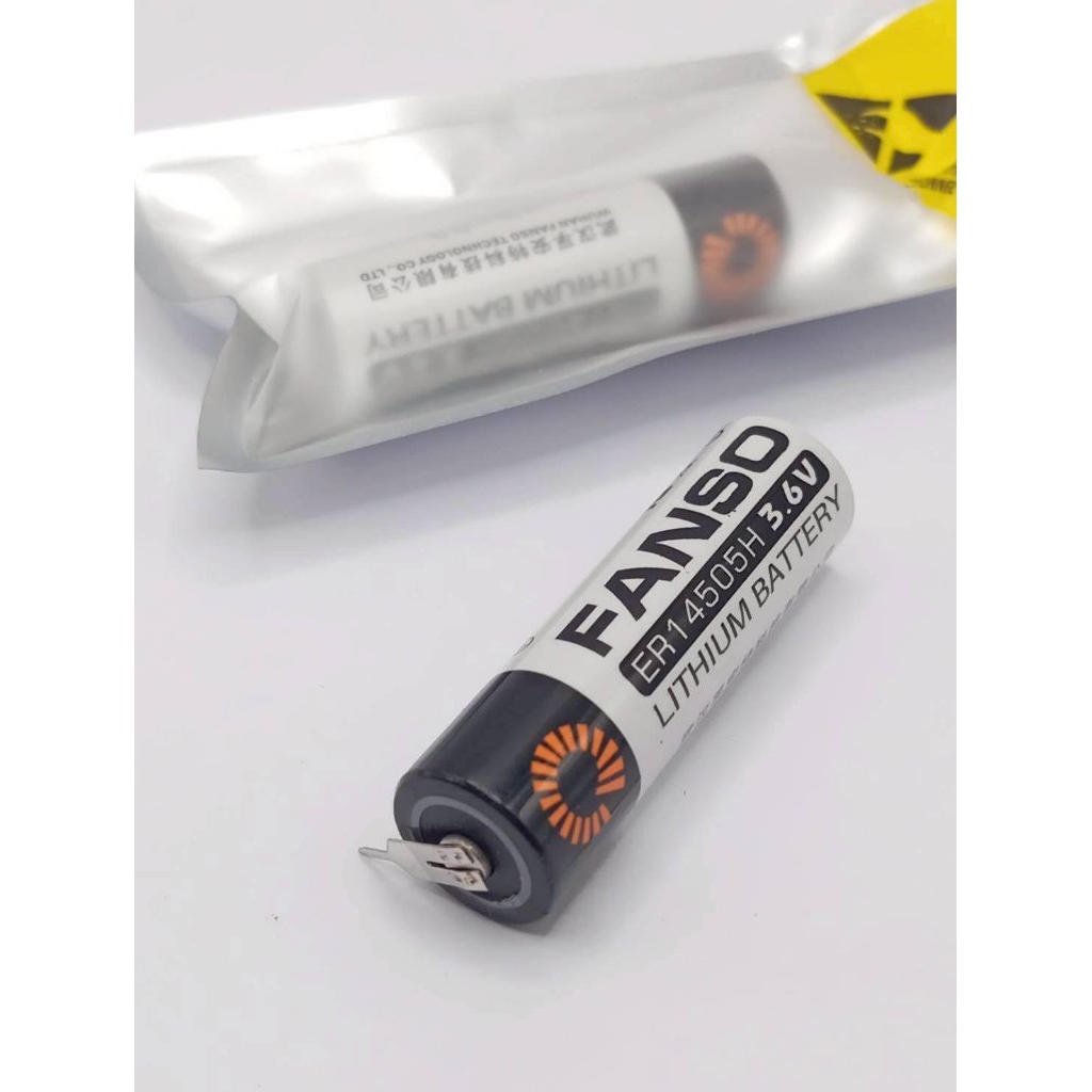 ร้านในกทม ER14505H มีขา แบตเตอรี่ลิเธียม Fanso ER14505H ขนาด AA แรงดัน 3.6V พร้อมส่งจากกทม