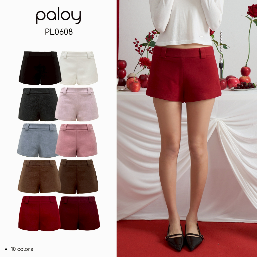 [Best Seller] Paloy - PL0608 Kendie Short กางเกงขาสั้นเอวต่ำ มีซับใน