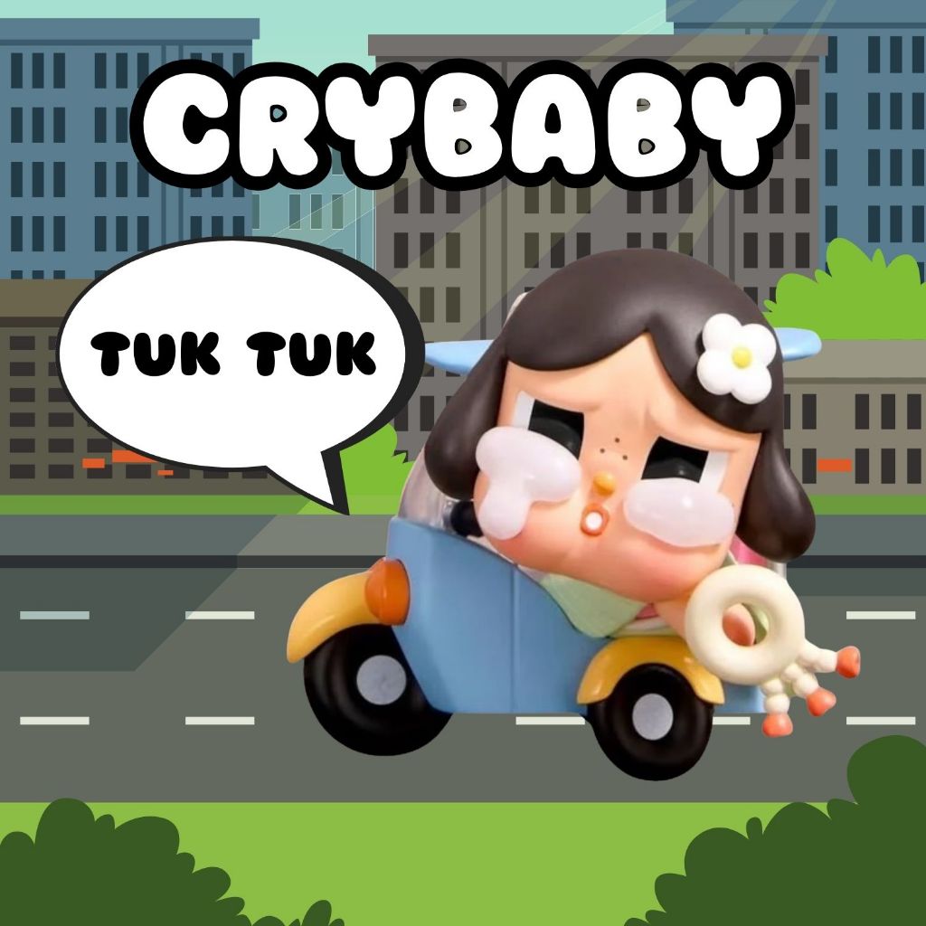 🚚พร้อมส่ง...ของแท้💥CRYBABY TUK TUK Figure💥