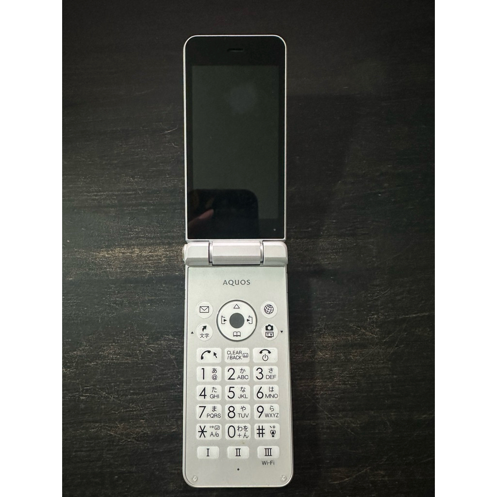 SHARP AQUOS K-TAI 2 (601SH) สีขาว มือถือฝาพับญี่ปุ่น ปลดล็อคซิมแล้ว