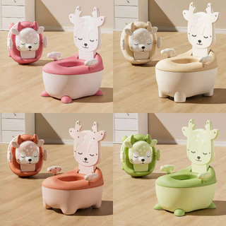 Children Toy กระโถนเด็กพกพา สำหรับเด็ก 1-5 ขวบ กระโถนเด็ก ลายน้องกวาง มีที่จับถนัด No.6739