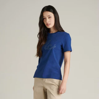 Mc JEANS (แม็คยีนส์) เสื้อยืดผู้หญิง เสื้อยืดแขนสั้น ทรงเรกูลาร์ Regular Fit T-Shirt มีให้เลือก 4 สี MTTZ938