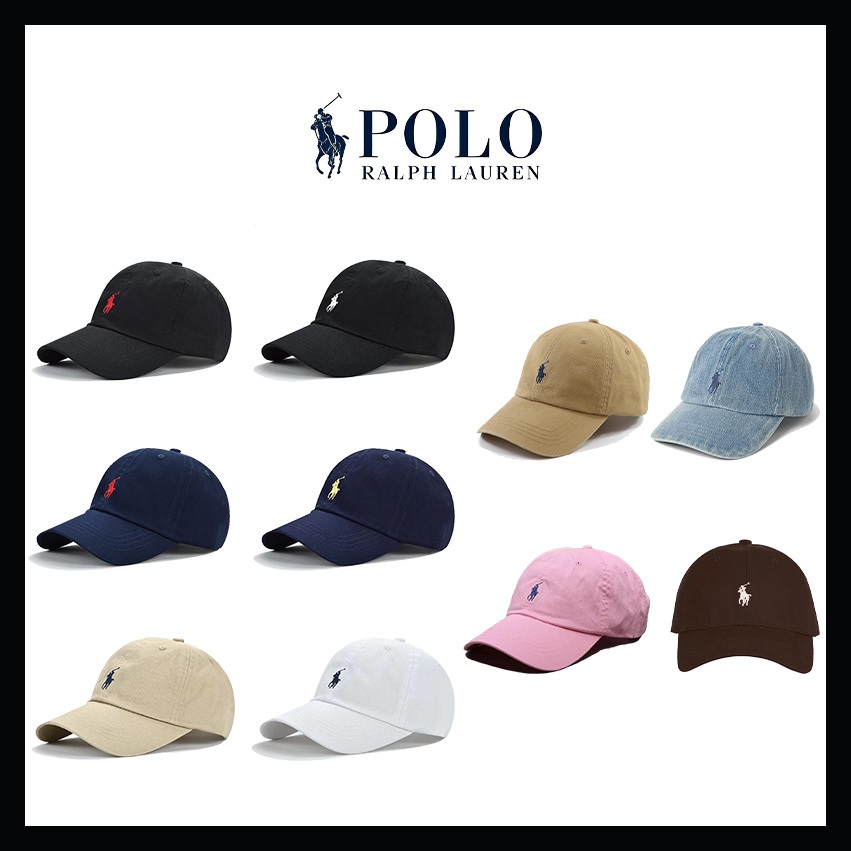 [นำเข้าจากUSA]Polo Ralph Lauren CLASSIC SPORT CAP/หมวกเบสบอลผ้าทวิล