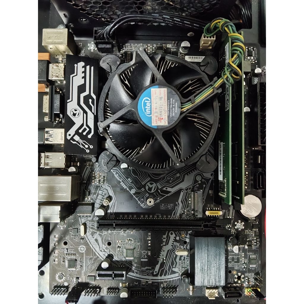 CPU I3 10100 3.60 - 4.30Ghz(Non f) + MB ts tzz h410m (gen10)