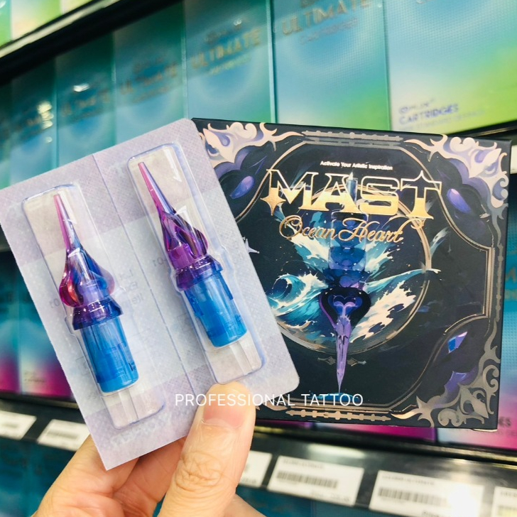 เข็ม Mast Ocean Heart 1 กล่อง มี  5 ชิ้น เข็มสักคิ้ว สักปาก