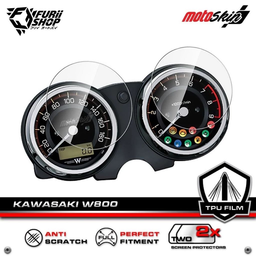 ฟิล์มกันรอยไมล์ MOTOSKIN KAWASAKI W800 (2018)