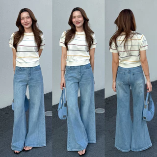 APPAREL.STORY - Muffy Flare Jeans กางเกงยีนส์ขาม้าใหญ่ รุ่นขายดี🔥