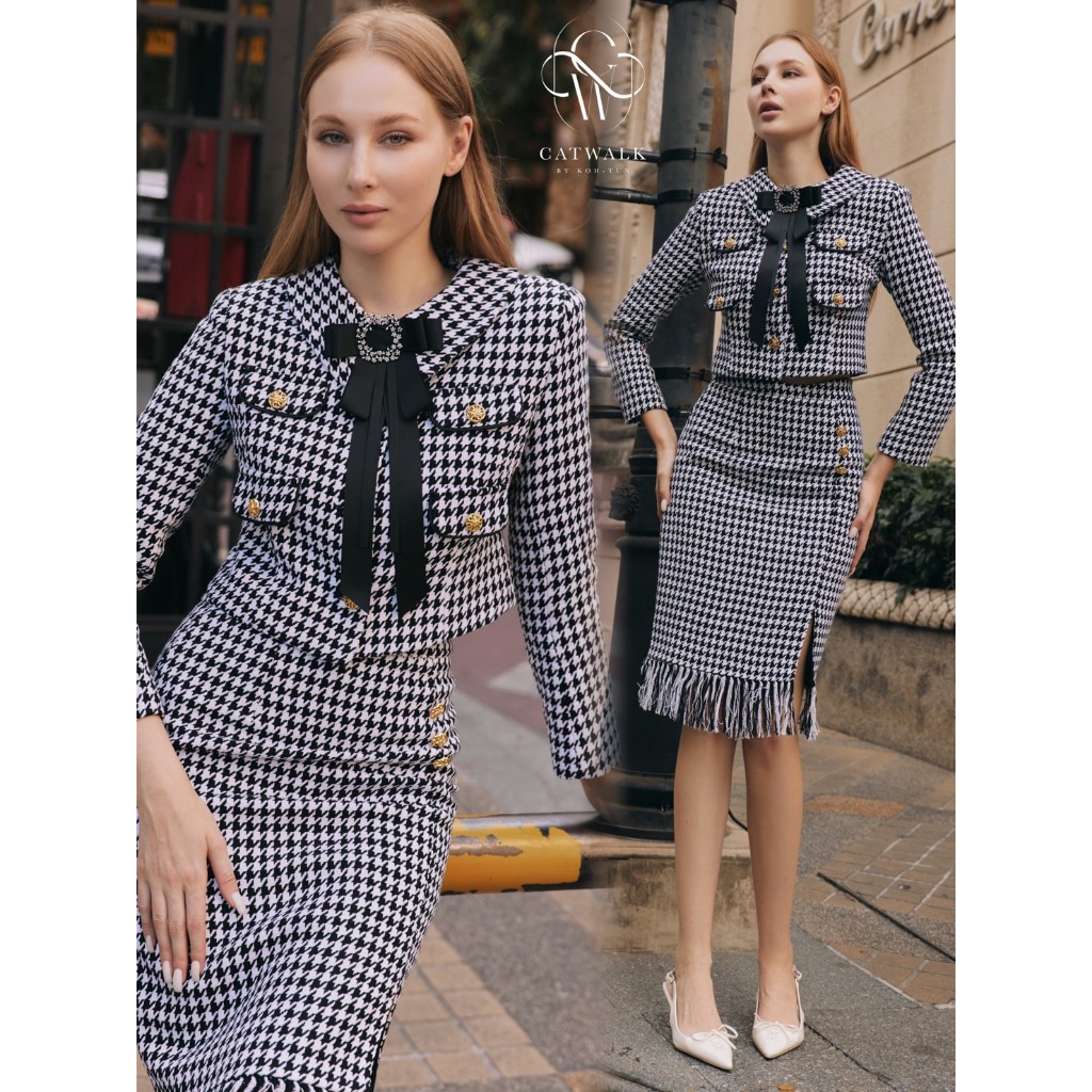 รบกวนเช็คสินค้าก่อนสั่งซื้อคะ Catwalk(แคทวอล์ค) หรูหราดูดีมาก สีดำ / Black