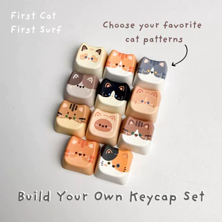 คีย์บอร์ดแมว ASMR เลือกลายได้ 🐱 ของเล่นคลายเครียด เสียงกดเพลิน ของแต่งโต๊ะน่ารัก Cat Keyboard Cute Desk Setup
