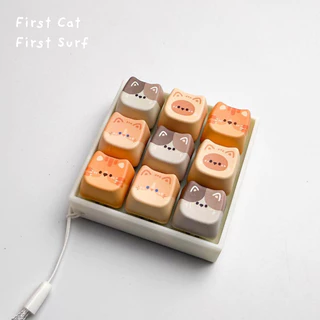 คีย์บอร์ดแมว ASMR เลือกลายได้ 🐱 ของเล่นคลายเครียด เสียงกดเพลิน ของแต่งโต๊ะน่ารัก Cat Keyboard Cute Desk Setup