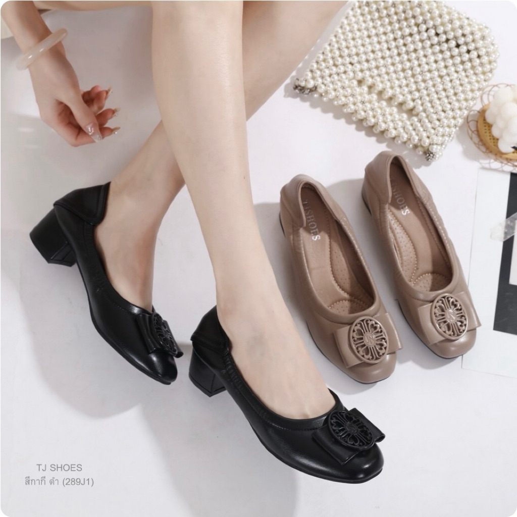 รองเท้าคัชชูทำงานหนังนุ่ม289J1 พื้นบุนวม ใส่นิ่ม