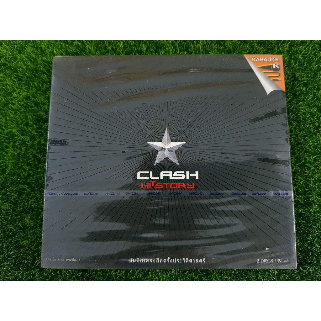 VCD แผ่นเพลง (สินค้ามือ 1) CLASH อัลบั้ม HITSTORY (วงแคลช) มี 2 แผ่น 28 เพลงรวมฮิต (CLASH HIT STORY)