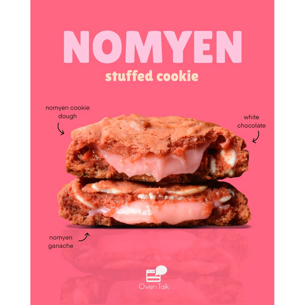 Oven Talk - คุกกี้สอดไส้ ( stuffed cookie ) เนื้อ หนา นุ่ม หนึบ