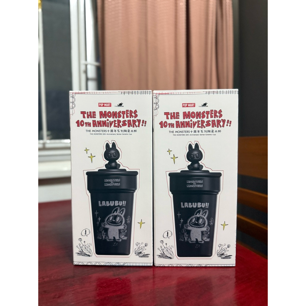 พร้อมส่ง  THE MONSTERS 10th Anniversary Series Ceramic Cup ราคาถูก Shopee Lazada