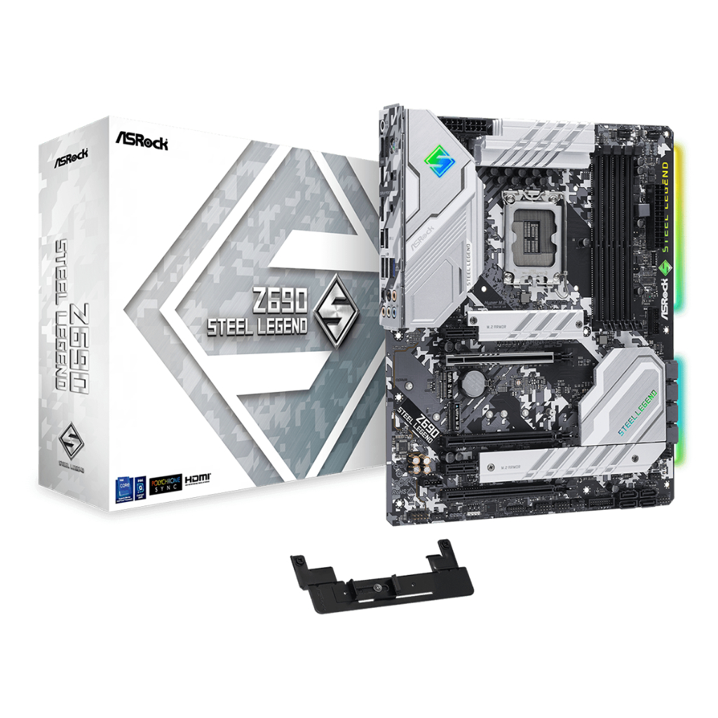 MAINBOARD (เมนบอร์ด) 1700 ASROCK Z690 STEEL LEGEND (DDR4) ตัวท็อป พร้อมส่ง