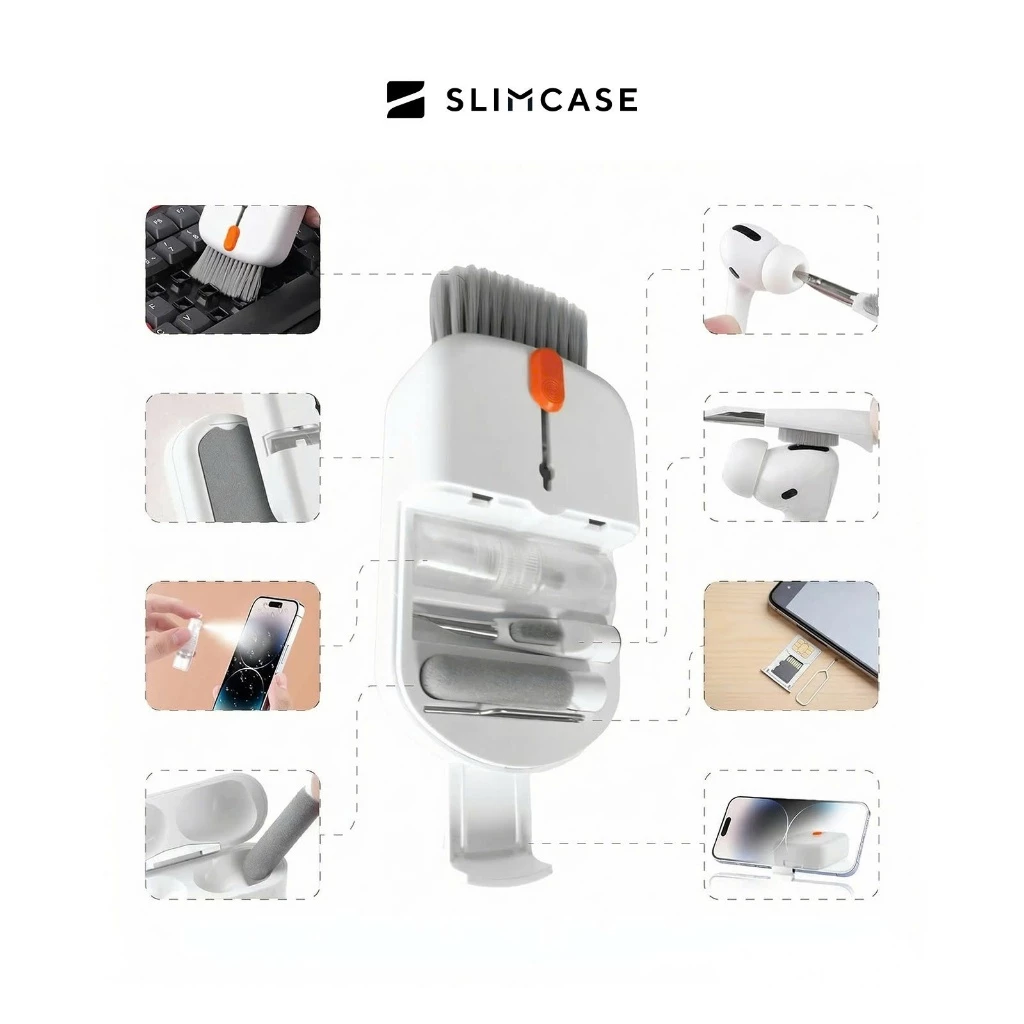 Cleaning Kit 10in1 Slimcase แบบพกพา สำหรับสมาร์ทโฟนและอุปกรณ์ต่างๆ thumbnail 5